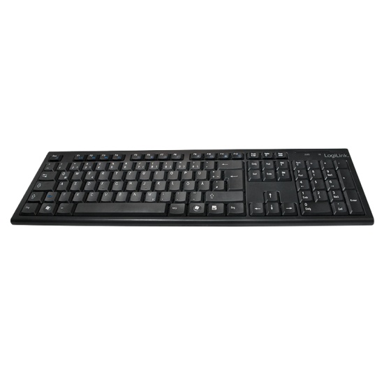 LogiLink ID0104 keyboard Mouse included RF Wireless QWERTZ Black Image