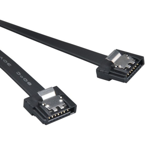 Akasa AK-CBSA05-BKT2 SATA cable 0.5 m SATA 7-pin 2 x SATA 7-pin Black Image
