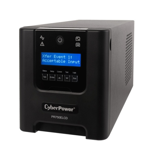 CyberPower PR750ELCD uninterruptible power supply (UPS) 0.75 kVA 675 W 6 AC outlet(s) Image