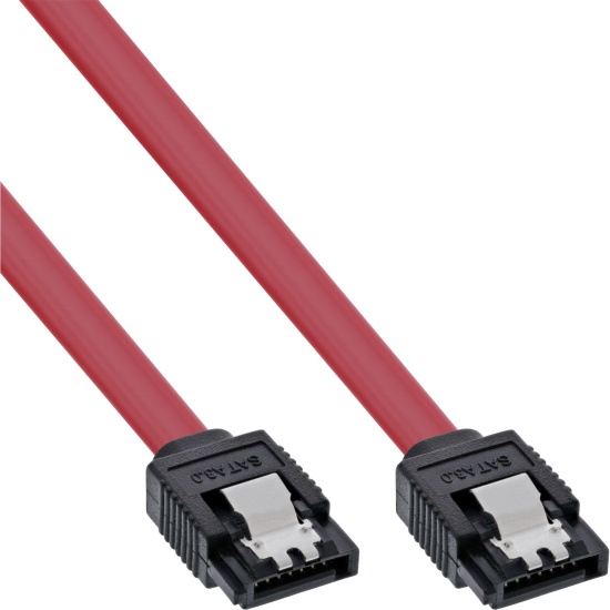 InLine SATA 6Gb/s Cable with latches 0.3m Image