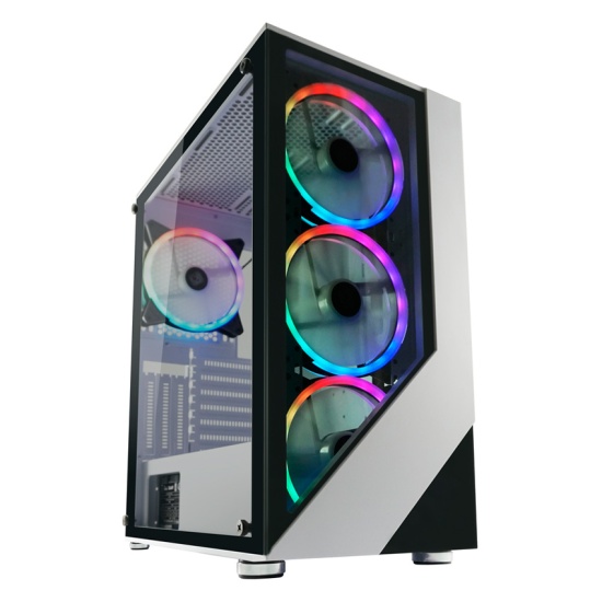 LC-Power Gaming 803W Midi Tower Black, White Image