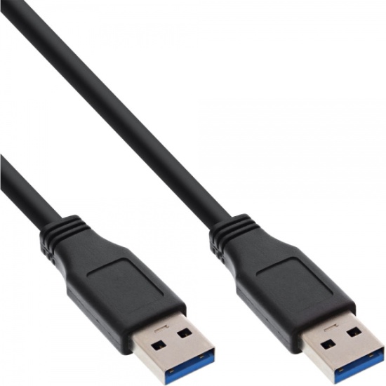 InLine 4043718233991 USB cable 5 m USB 3.2 Gen 1 (3.1 Gen 1) USB A Black Image