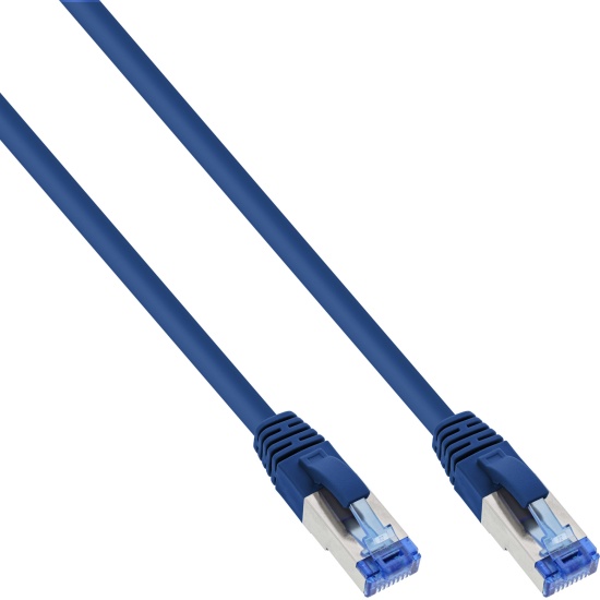 InLine Patch Cable S/FTP PiMF Cat.6A halogen free 500MHz blue 1.5m Image