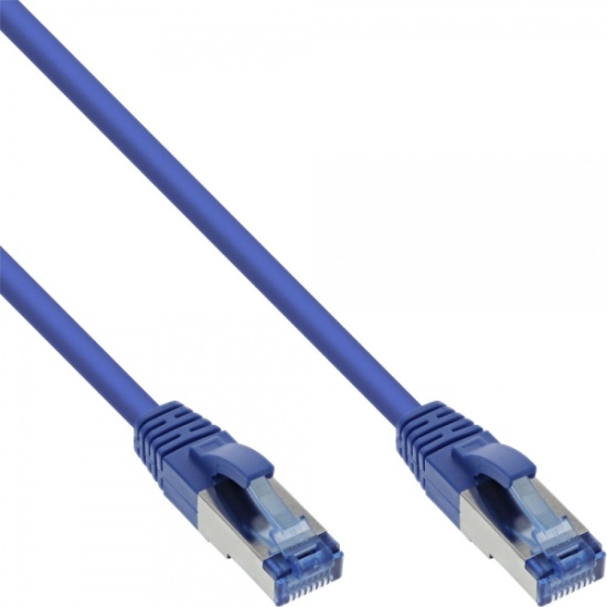 InLine 4043718189373 networking cable Blue 0.5 m Cat6a S/FTP (S-STP) Image