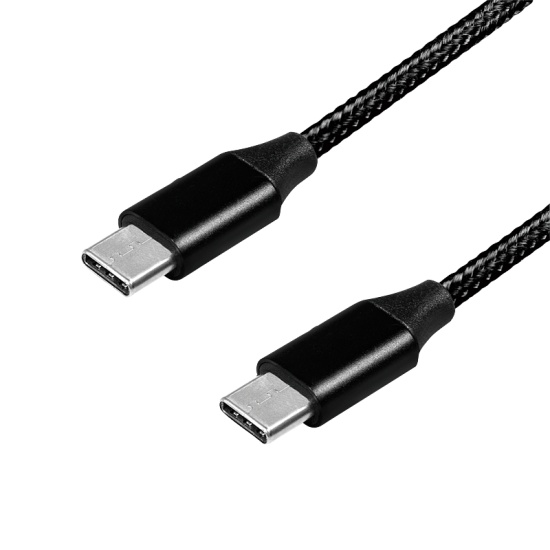 LogiLink CU0154 USB cable 1 m USB 2.0 USB C Black Image