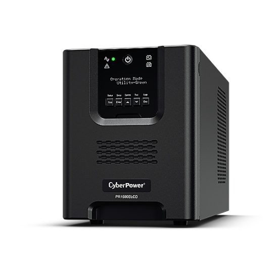 CyberPower PR1500ELCD uninterruptible power supply (UPS) 1.5 kVA 1350 W 8 AC outlet(s) Image