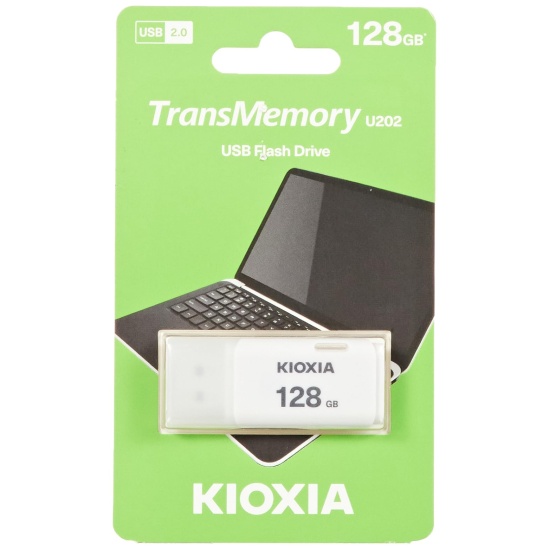 Kioxia TransMemory U202 USB flash drive 128 GB USB Type-A 2.0 White Image