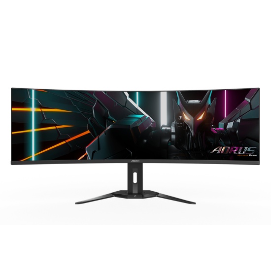 AORUS CO49DQ OLED Curved Gaming Monitor - 5120x1440(DQHD), 1800R, 144Hz, 0.03ms, KVM, FreeSync Premium Pro, HDMI 2.1 Image