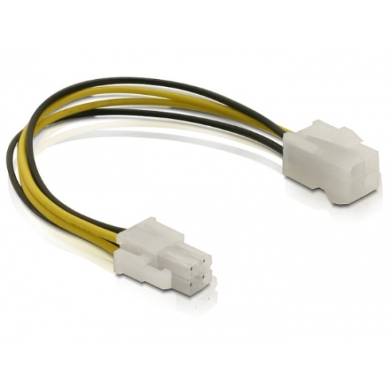 DeLOCK Power cable P4 male/female 0.15 m Image