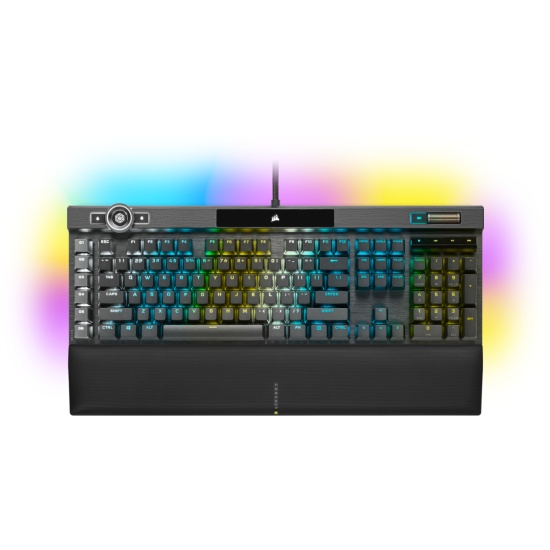 Corsair K100 RGB Optical-Mechanical Gaming keyboard USB QWERTZ German Black Image