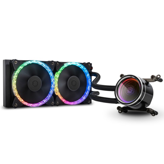 Bitspower Cyclops 240 Processor All-in-one liquid cooler Black, Silver 1 pc(s) Image