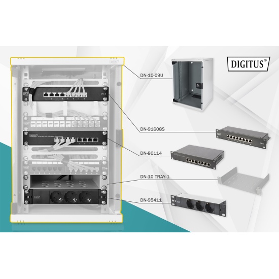 Digitus Network Set - 254 mm (10