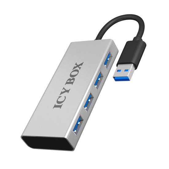 ICY BOX IB-AC6104 USB 3.2 Gen 1 (3.1 Gen 1) Type-A 5000 Mbit/s White Image