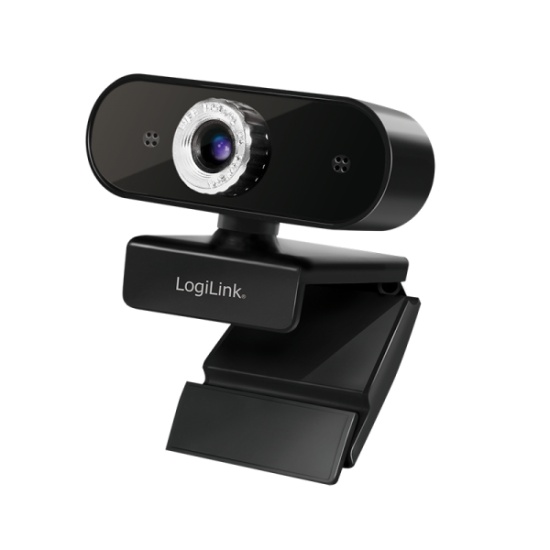 LogiLink UA0371 webcam 3 MP 1920 x 1080 pixels USB 2.0 Black, Silver Image