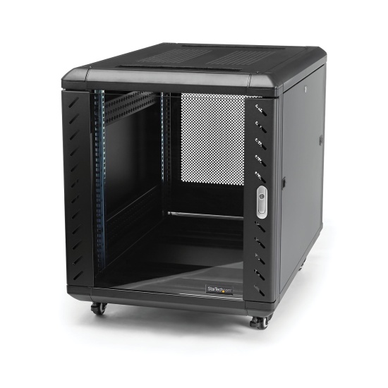 StarTech.com 4-Post 12U Server Rack Cabinet, Lockable 19