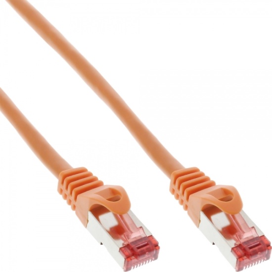 InLine 4043718036479 networking cable Orange 0.5 m Cat6 S/FTP (S-STP) Image