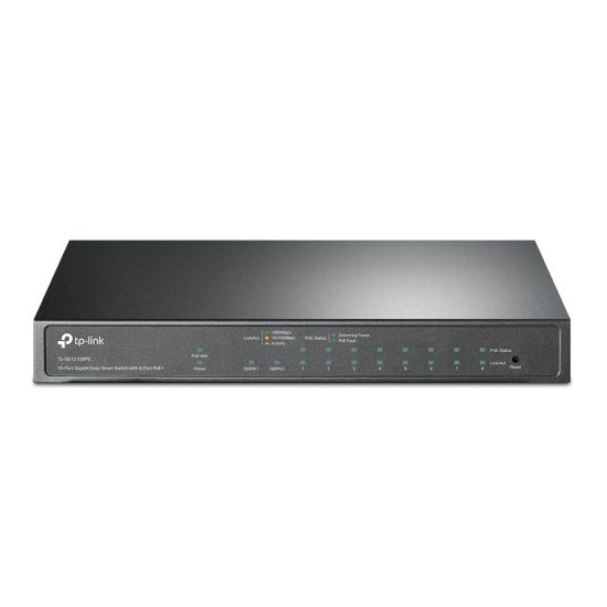 TP-Link 10-Port Gigabit Easy Smart Switch with 8-Port PoE+ Image