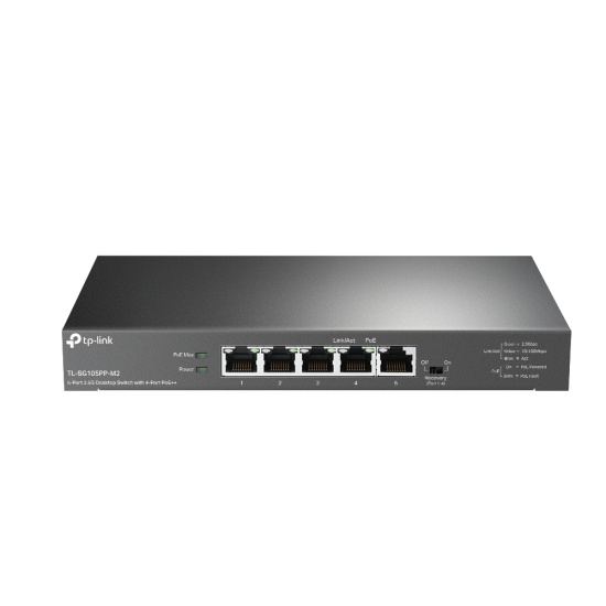 TP-Link 5-Port 2.5G Desktop Switch with 4-Port PoE++ Image