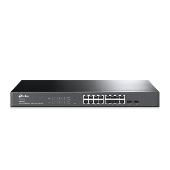 TP-Link JetStream 16-Port Gigabit Smart Switch with 2 SFP Slots Image