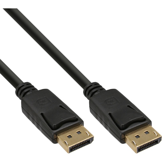 InLine DisplayPort Cable black gold plated 1m Image