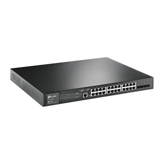 TP-Link JetStream 28-Port Gigabit L2 Managed Switch with 24-Port PoE+ Image