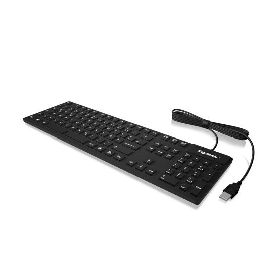 KeySonic KSK-8030IN keyboard USB QWERTY US English Black Image