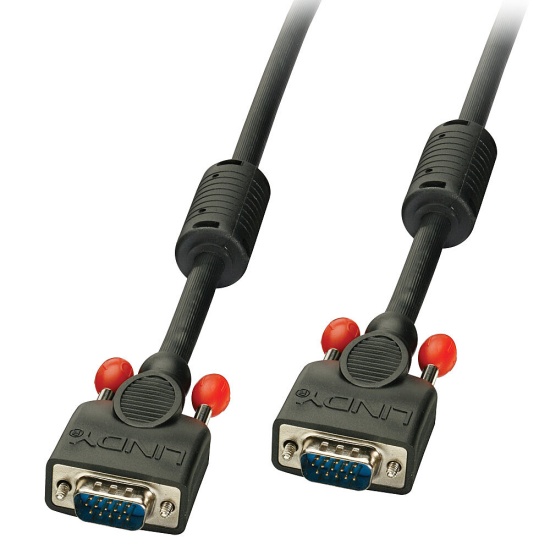 Lindy VGA Cable M/M, black 0,5m Image