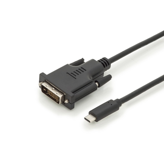 Digitus USB Type-C adapter / converter cable, Type-C to DVI Image