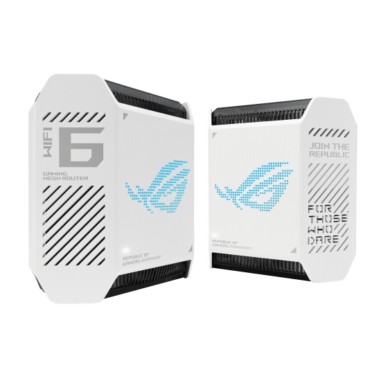 ASUS ROG Rapture GT6 (W-2-PK) Tri-band (2.4 GHz / 5 GHz / 5 GHz) Wi-Fi 6 (802.11ax) White 4 Internal Image