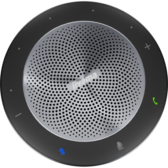 iiyama UC SPK01L Bluetooth conference speaker Black, Grey 4.2+EDR Image