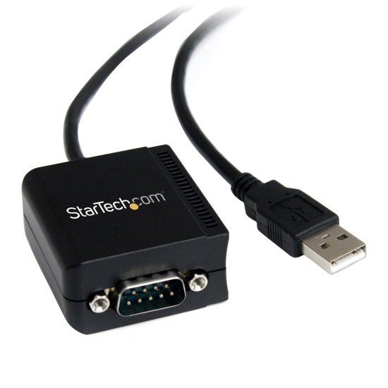 StarTech.com 1 Port FTDI USB to Serial RS232 Adapter Cable with Optical Isolation Image