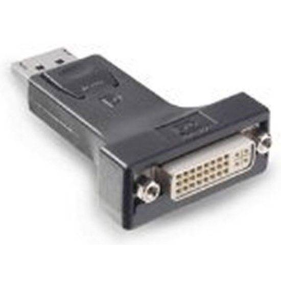 PNY QSP-DPDVISL cable gender changer DVI-I Display Port Black Image