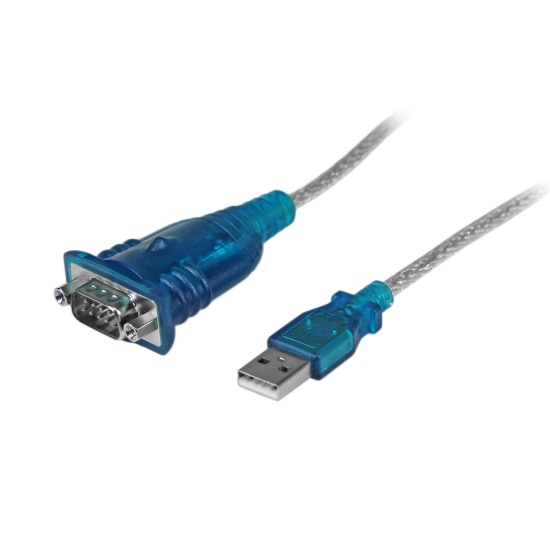 StarTech.com 1 Port USB to RS232 DB9 Serial Adapter Cable - M/M Image