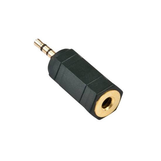 Lindy 35622 cable gender changer 2.5mm 3.5mm Black Image