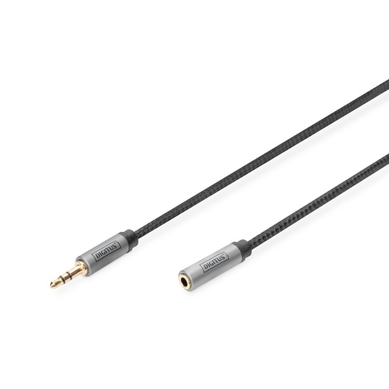 Digitus Audio Extension Cable, 3.5 mm jack to 3.5 mm socket Image