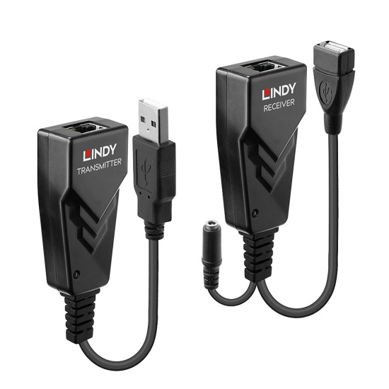 Lindy 100m USB 2.0 Cat.5 Extender Image