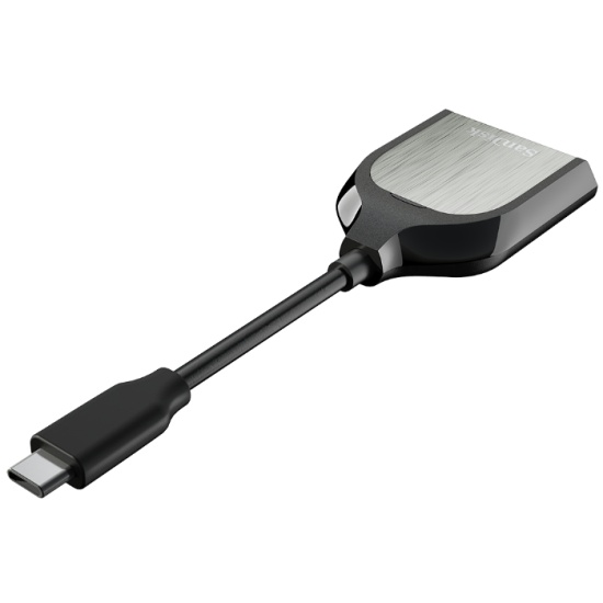 SanDisk Extreme PRO card reader USB 3.2 Gen 1 (3.1 Gen 1) Type-C Black, Silver Image