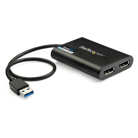 StarTech.com USB 3.0 to Dual DisplayPort Adapter - 4K 60Hz Image