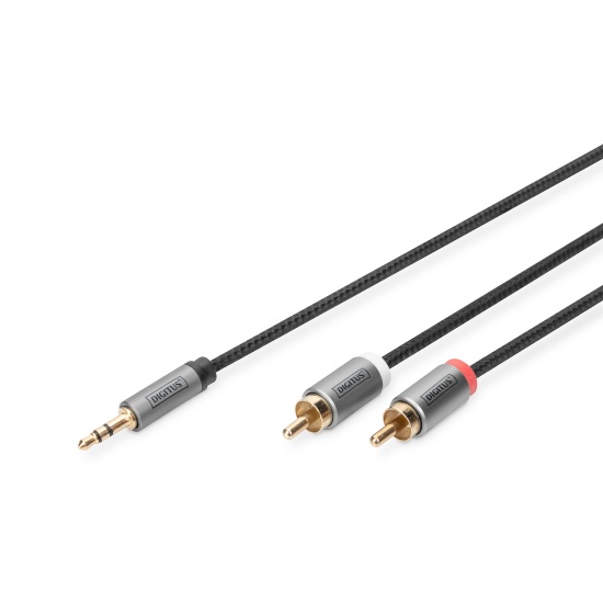 Digitus Audio adapter cable, 3.5 mm stereo jack to RCA Image