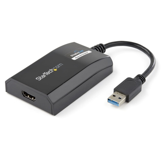 StarTech.com USB 3.0 to HDMI Adapter - DisplayLink Certified - 1080p (1920x1200) - USB Type-A to HDMI Display Adapter Converter for Monitor - External Video & Graphics Card - Windows/Mac Image