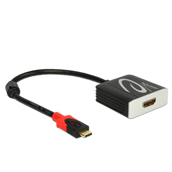 DeLOCK 62730 USB graphics adapter 4096 x 2160 pixels Black Image