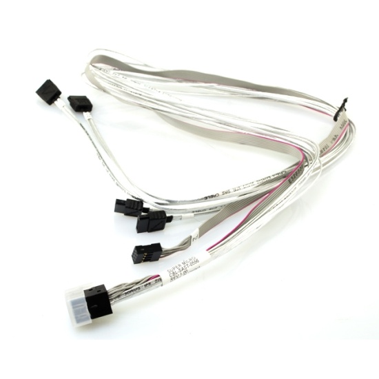 Supermicro CBL-SAST-0556 Serial Attached SCSI (SAS) cable Black, White Image