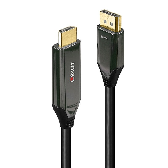 Lindy 1m Active DisplayPort 1.4 to HDMI 8K60 Cable Image
