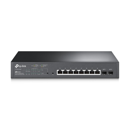 TP-Link JetStream 10-Port Gigabit Smart PoE Switch with 8-Port PoE+ Image