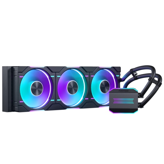 Phanteks Glacier One 360D30 Processor All-in-one liquid cooler 12 cm Black 1 pc(s) Image