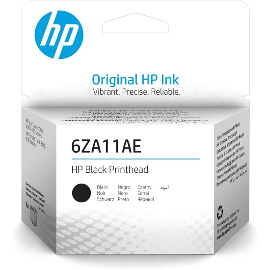 HP Black printhead for Ink Tank 11X, 31X, Ink Tank Wireless 41X, Smart Tank Wireless 45X Image