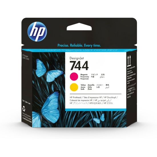 HP 744 Magenta/Yellow DesignJet Printhead Image