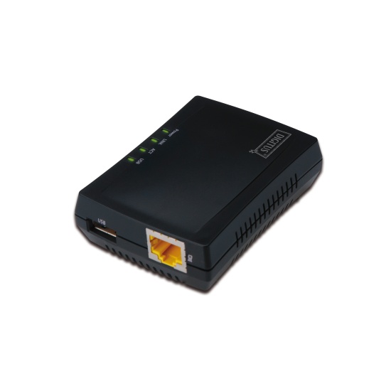 Digitus 1-Port USB 2.0 Multifunction Network Server Image