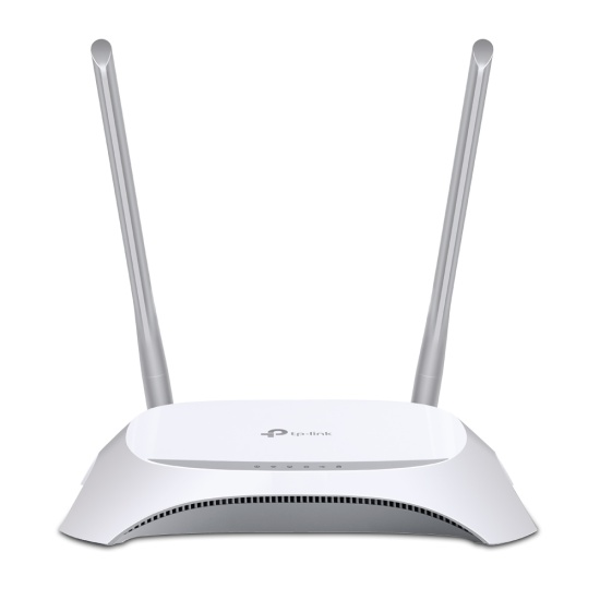 TP-Link TL-MR3420 wireless router Fast Ethernet Single-band (2.4 GHz) Black, White Image