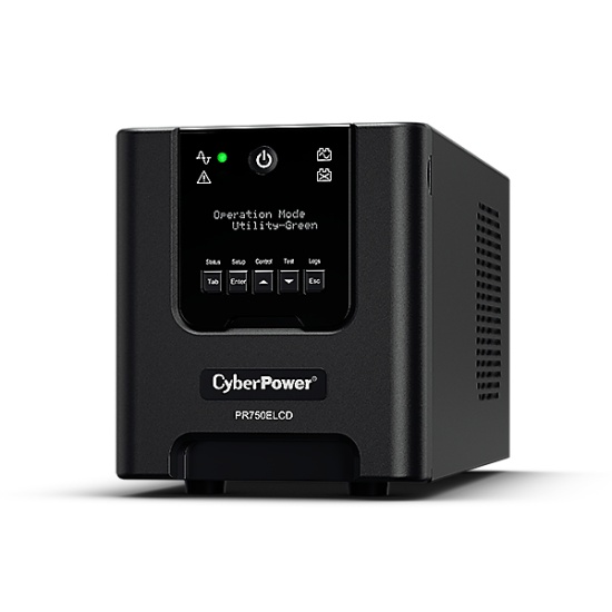 CyberPower PR750ELCDN uninterruptible power supply (UPS) Line-Interactive 7.5 kVA 675 W 6 AC outlet(s) Image